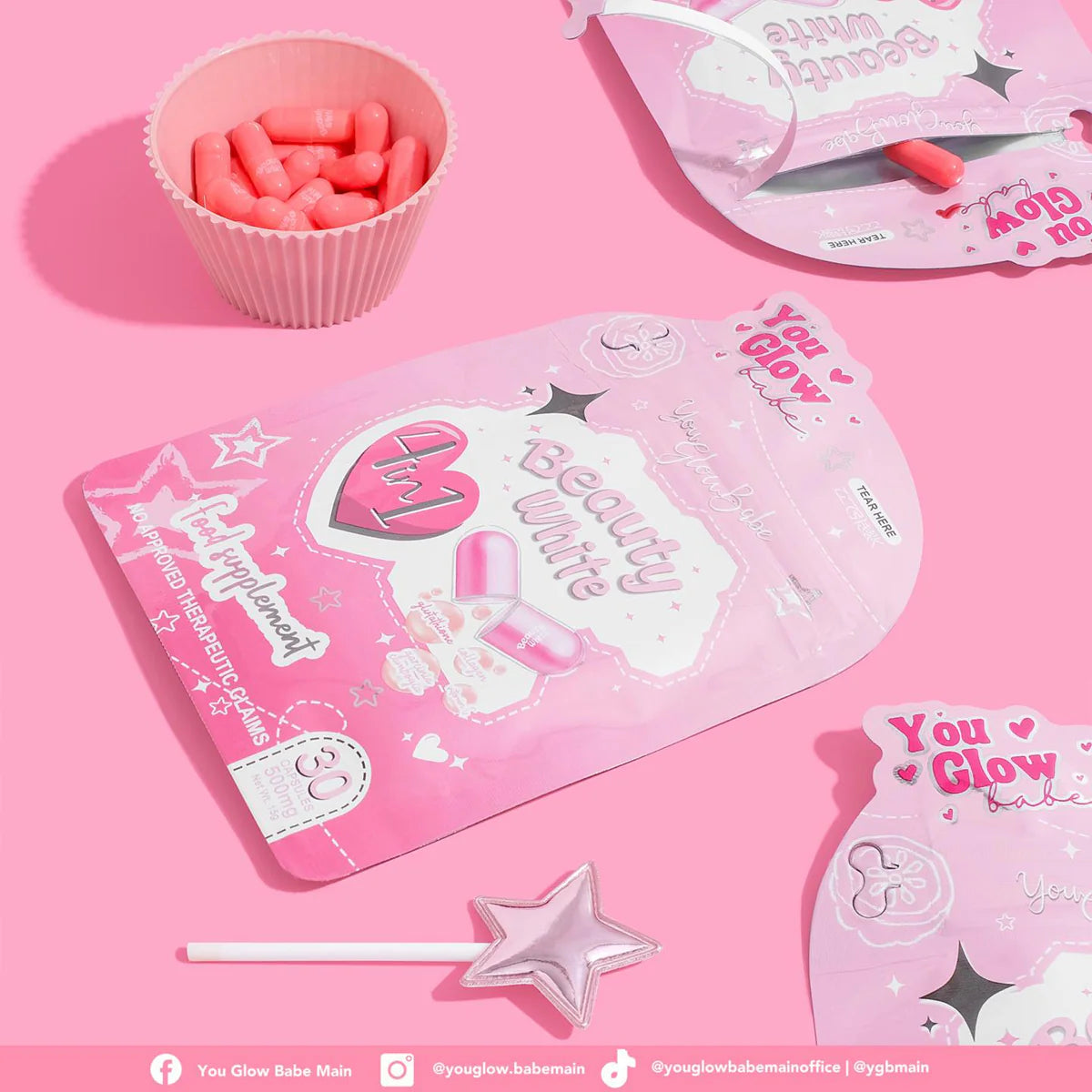 You Glow Babe Beauty White Glutathione 30 Capsules