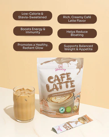 Glowming - CAFE LATTE - Coffee Powder Drink Mix 10 sachet x 20g