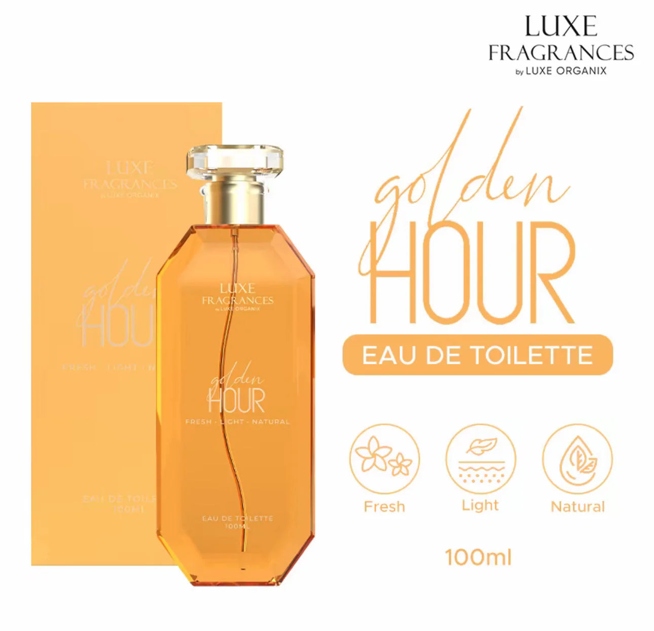 Luxe Fragrances by Luxe Organix Golden Hour EDT 100ml