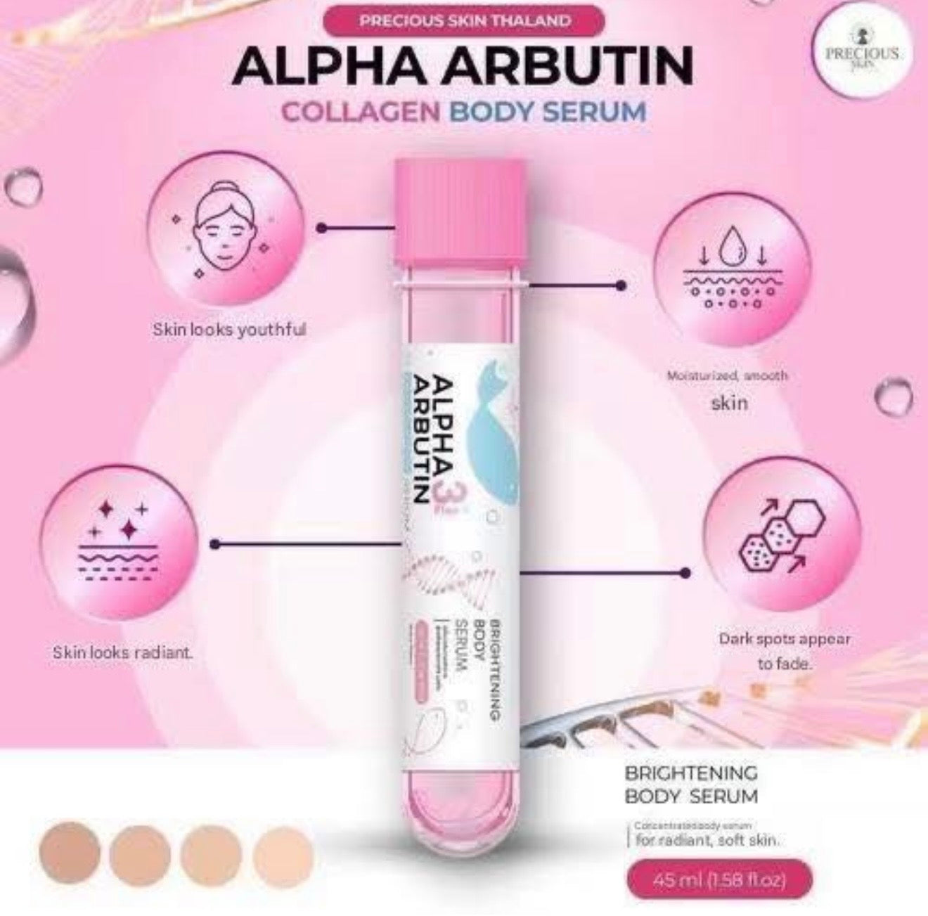 Alpha Arbutin 3Plus Collagen Body Serum Nourishing Concentrated Formula