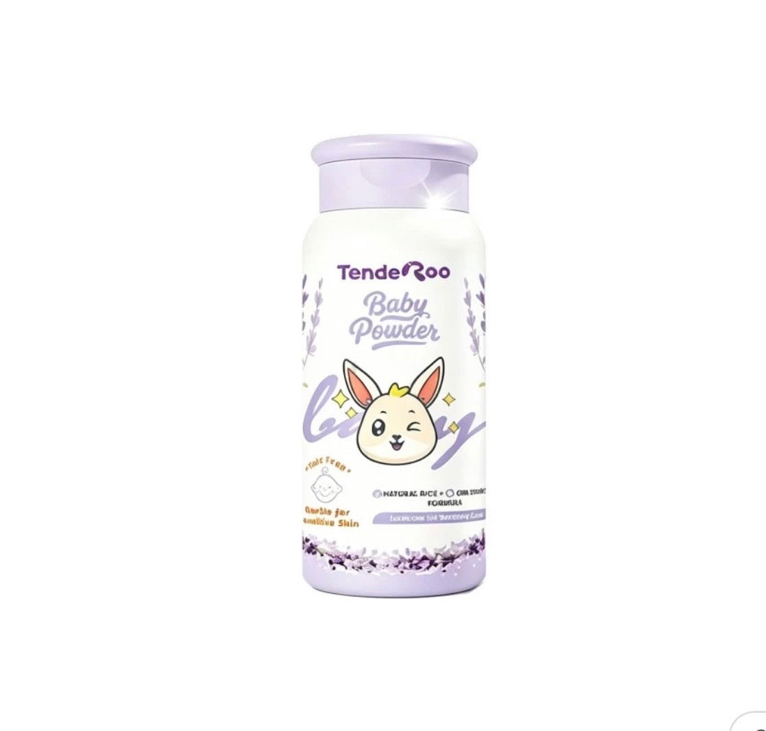 Tenderoo Baby Sweat-Absorbing Anti-Rash Powder Sensitive skin Rice Corn Starch (Copy)