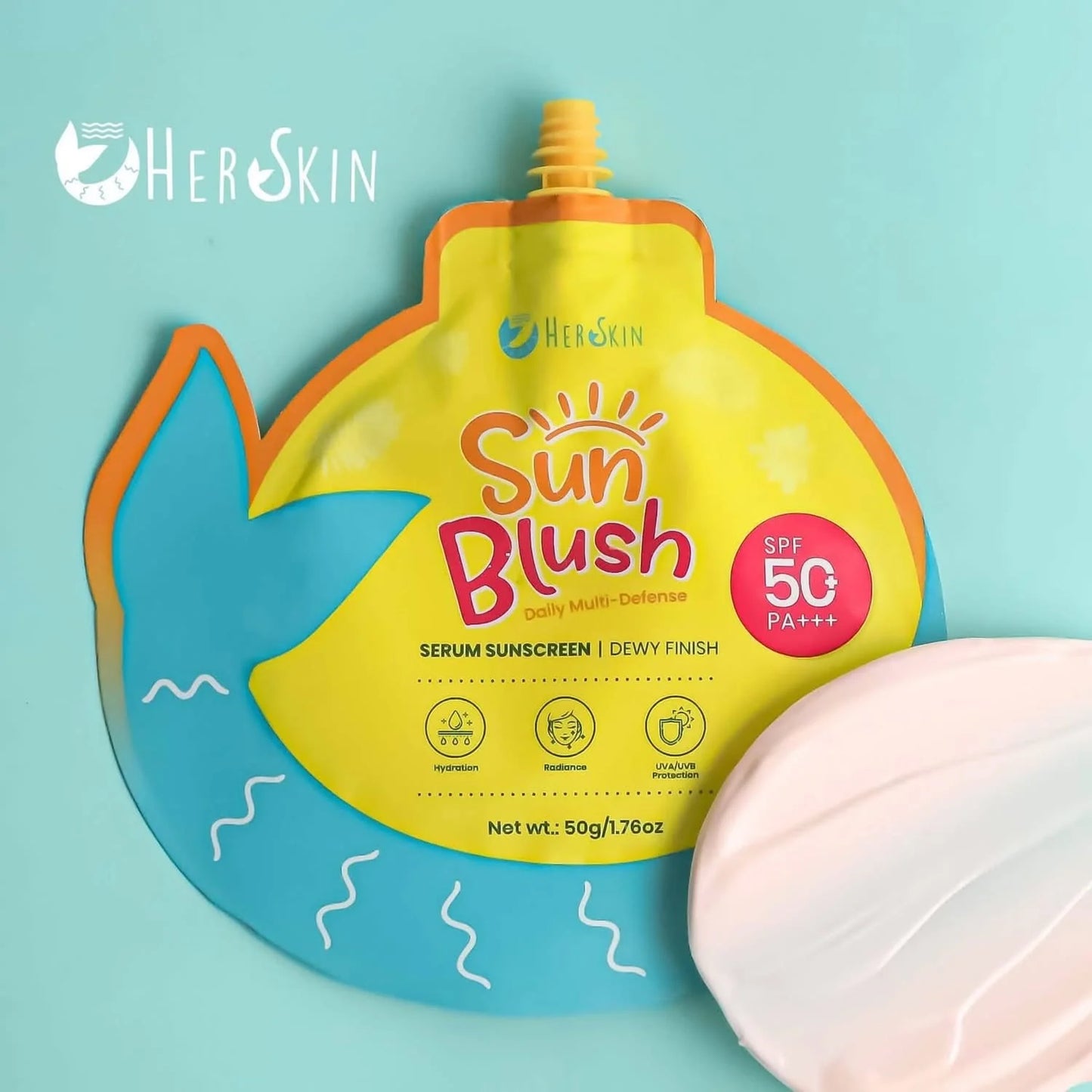 HerSkin - Sun Blush Serum Sunscreen SPF 50 PA+++ - 50g