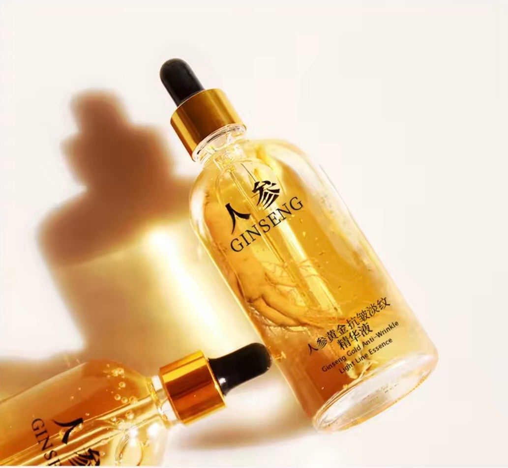 Ginseng Essence Polypeptide Anti-aging Essential Oil Gold Polypeptide Anti Wrinkle Essence Tighten Loose Skinreduce Fine Lines