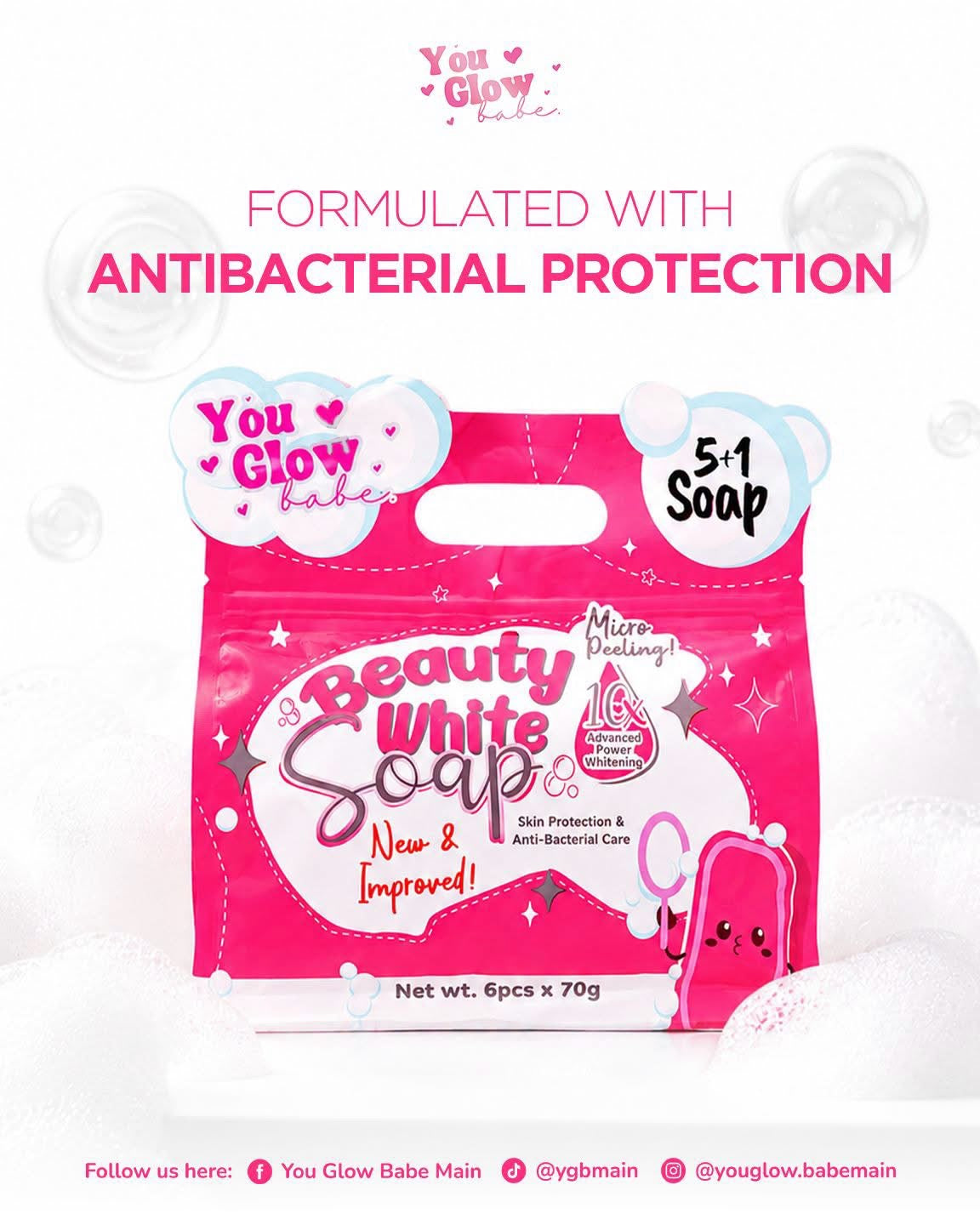 Beauty White Soap 5+1 New Packaging