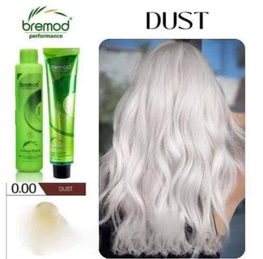 Bremod Hair Color Dust 3pcs (Colourant, Oxidizer, Serum)