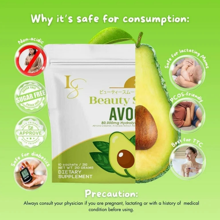 Luxe slim Beauty Smoothie Avocado 10 sachet