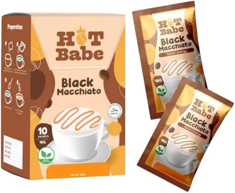 Hot Babe Black Macchiato 10 sachet