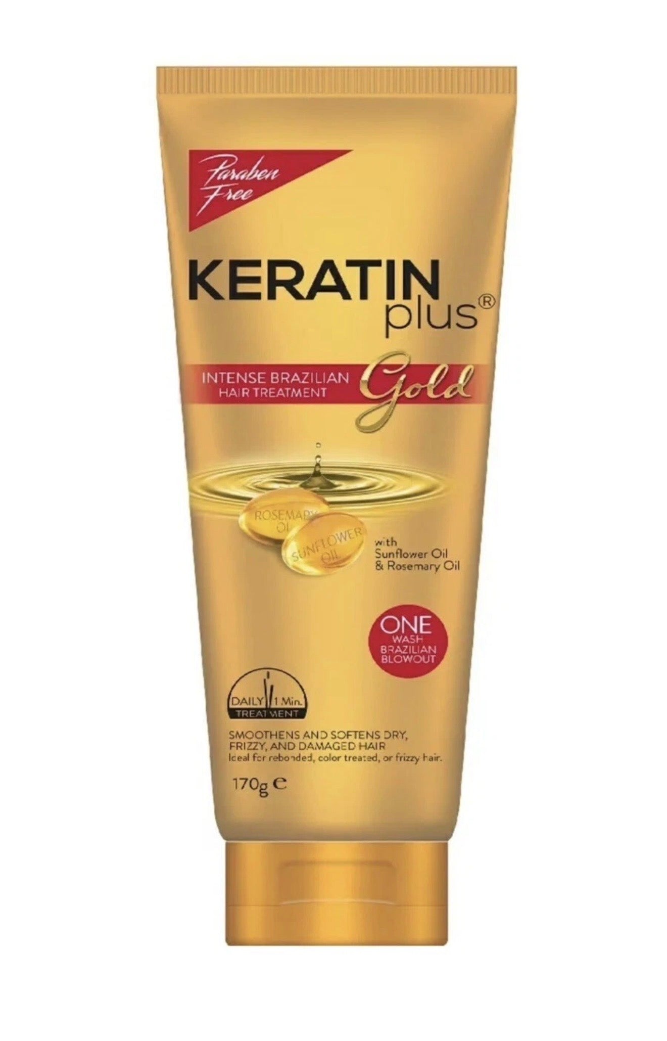 Keratin Plus Brazilian Hair Treatment Gold 200g