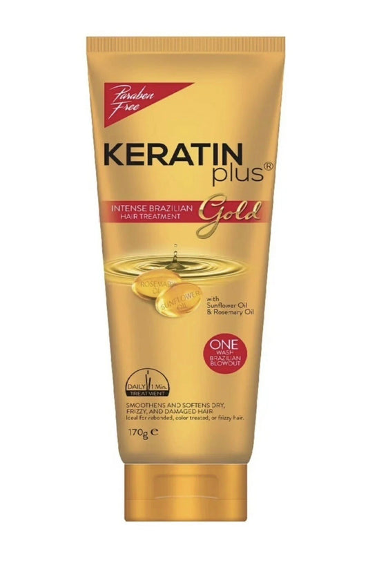 Keratin Plus Brazilian Hair Treatment Gold 200g