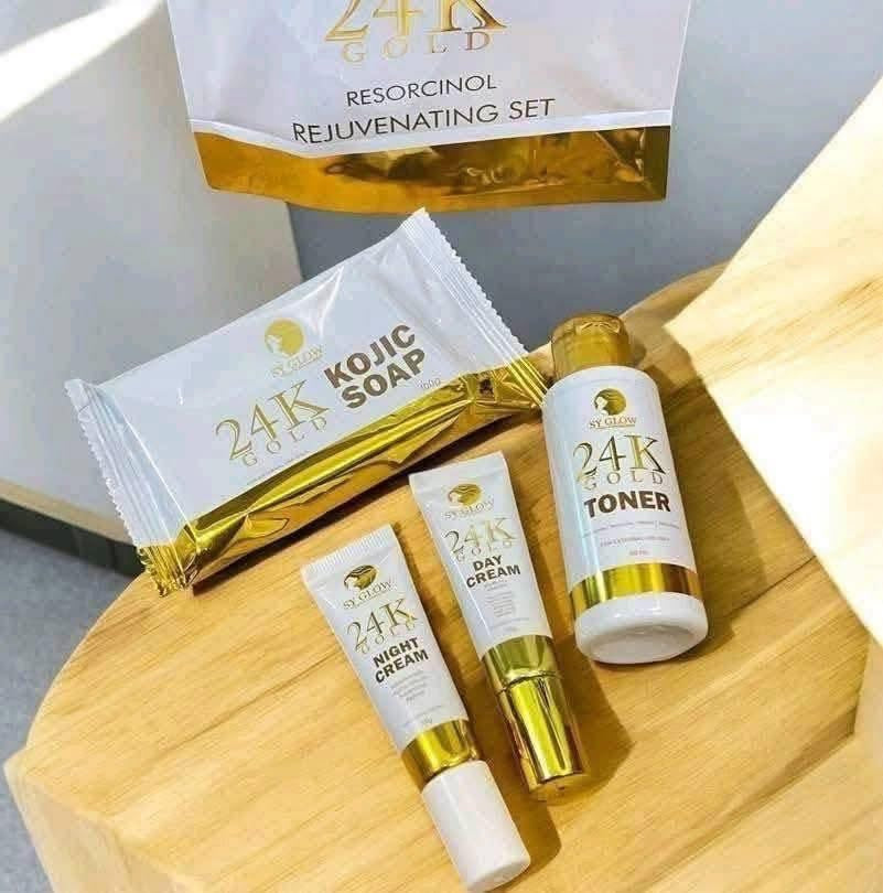 SY GLOW 24K GOLD RESORCINOL REJUVENATING SET