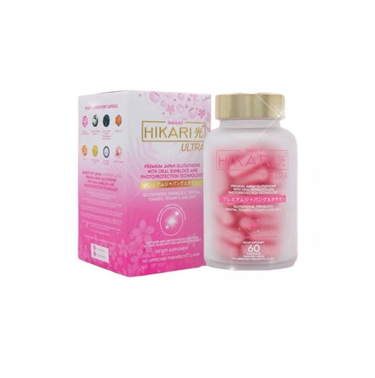 Hikari Ultra Premium Japan Glutathione Capsules 60 Count