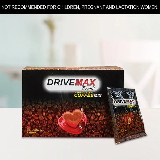 DRIVEMAX HERBAL BLEAN COFFEE MIX 15 sachet x 20g