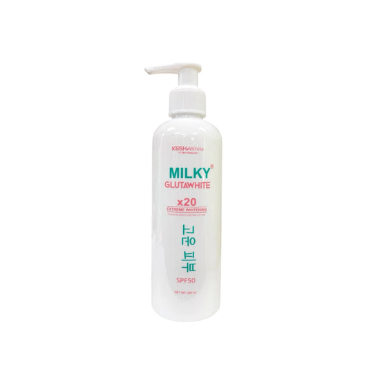 KEISHA White Skin Naturals Milky GlutaWhite x20 Body Lotion with SPF 50 - 250ml