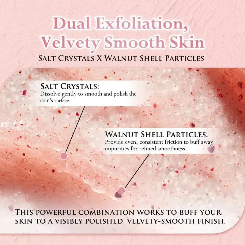 Kavouge Shower Salt Body Scrub 300g Milk Scent
