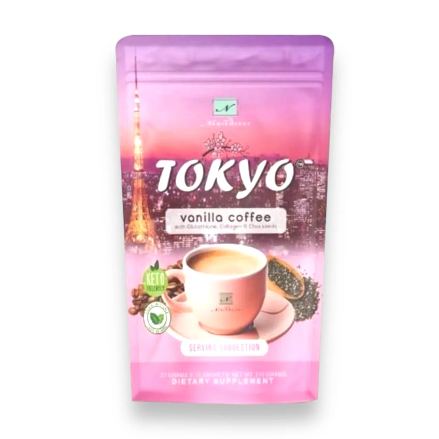 Namiroseus Tokyo Vanilla Coffee 10 sachet x 21g