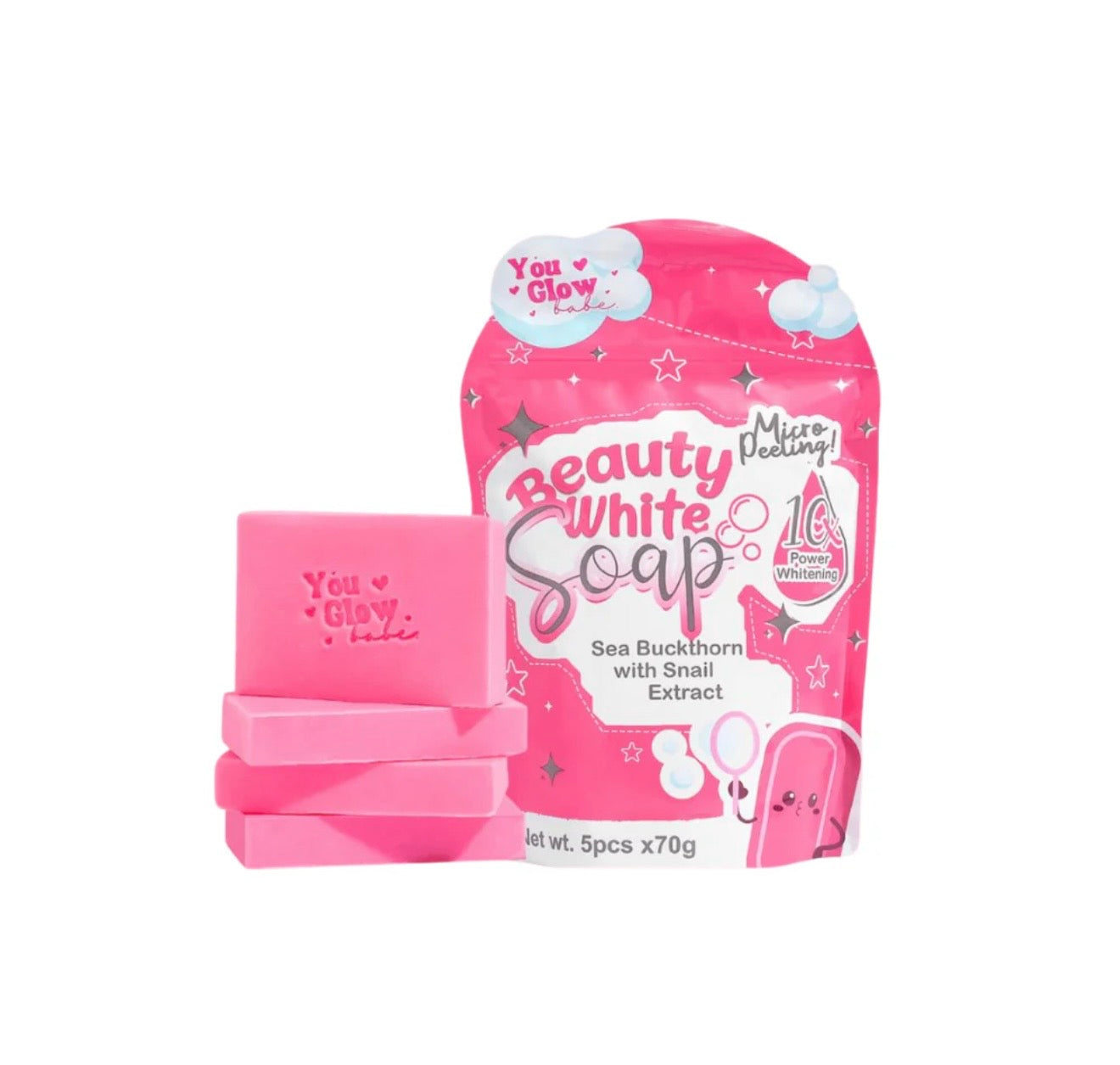 Beauty White Soap 5 Bars X 70g