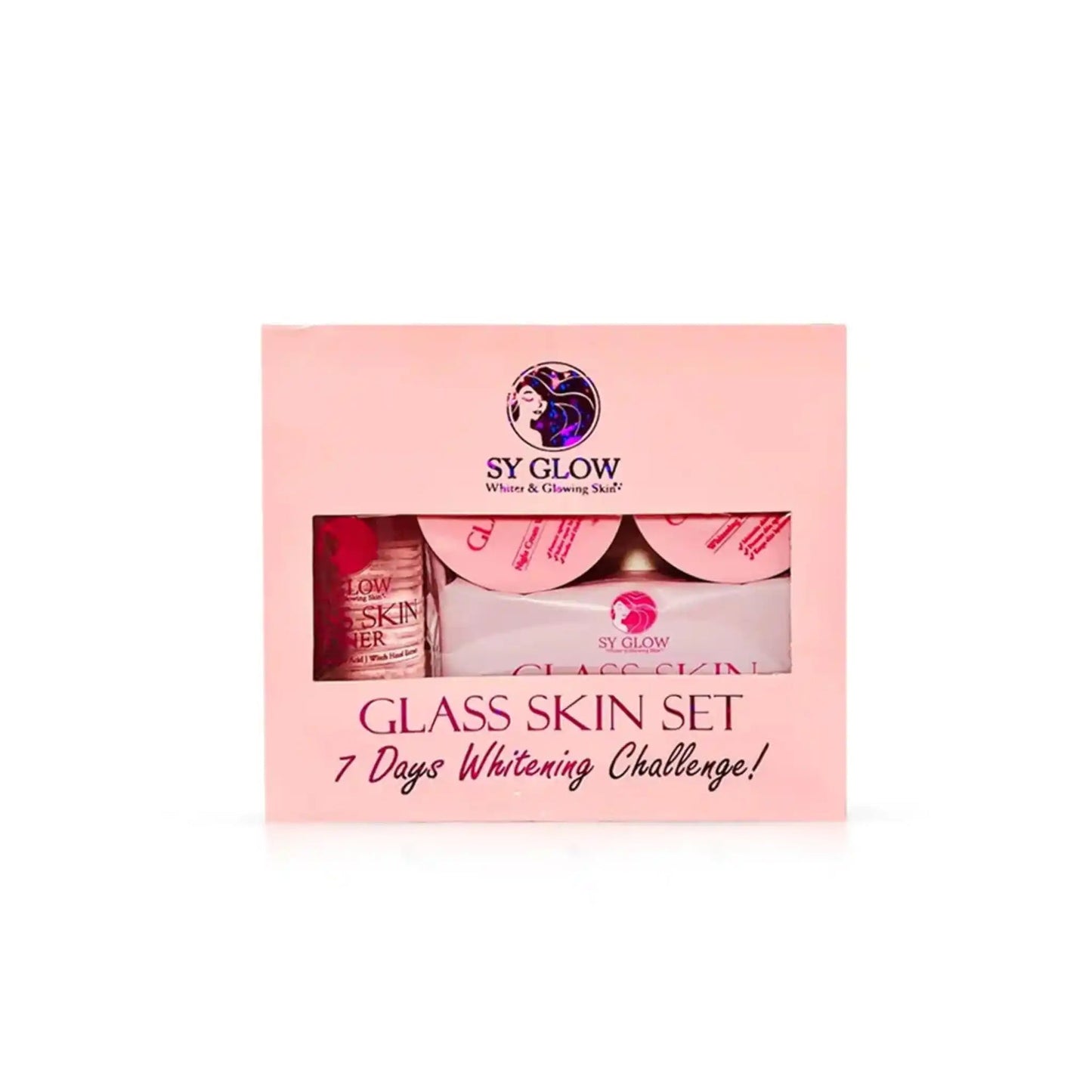 SY GLOW Glass Skin Set 7 Days Whitening Challenge