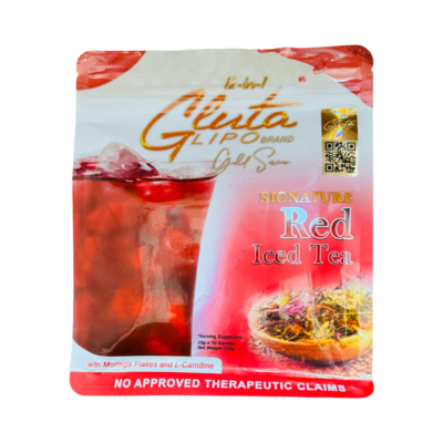 Gluta Lipo Red Iced Tea 10 sachet