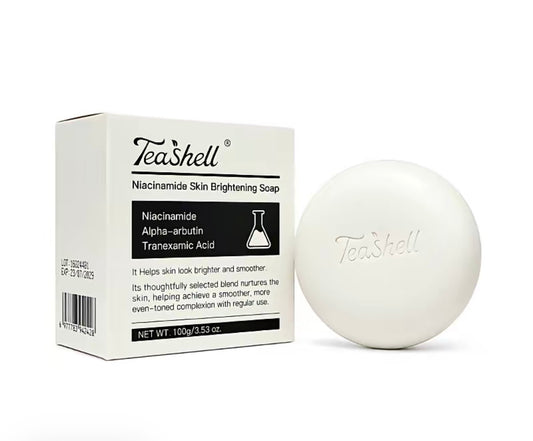 TeaShell Niacinamide + Alpha Arbutin Cleansing Soap, 100g