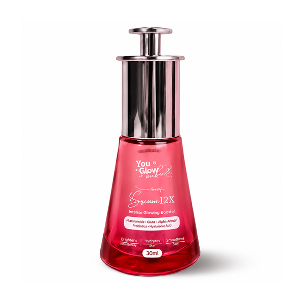 You Glow Babe Serum 12X Skin Perfecting Serum 30mL | Niacinamide, Ceramides, Hyaluronic Acid & Vitamin E Facial Serum