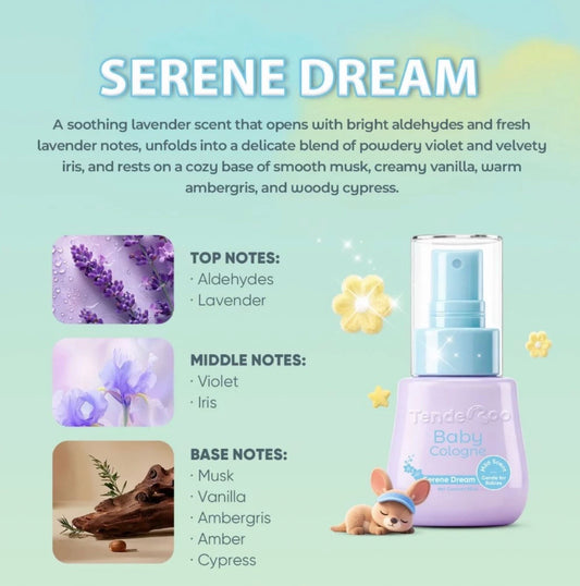 Tenderoo Baby Cologne - Serene Dream 50ml
