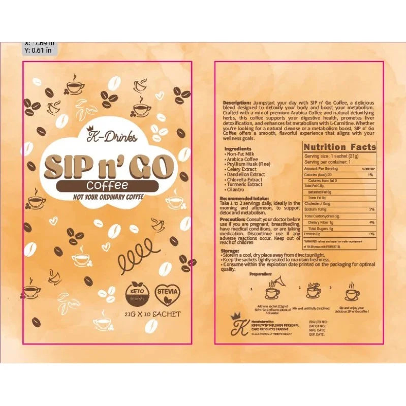 K-Drinks SIP n' GO coffee