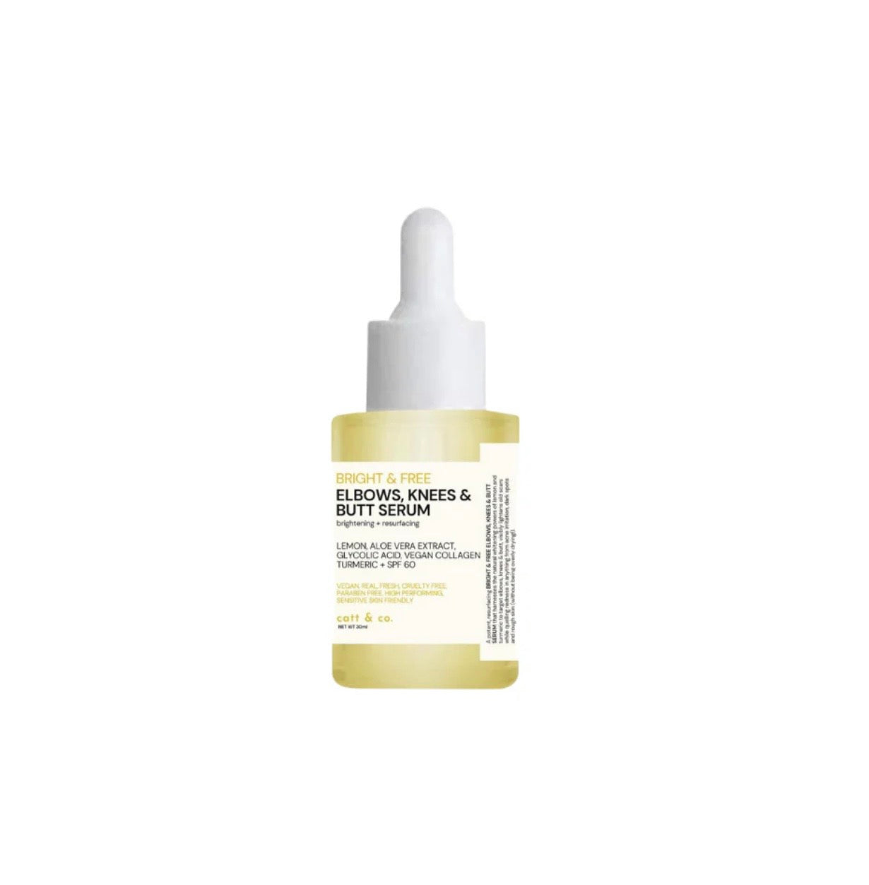 Catt & Co. Bright & Free Elbows, Knees, & Butt Serum