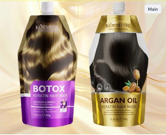 Kormesic Argan Oil Botox Keratin Hairmask Set 350g each