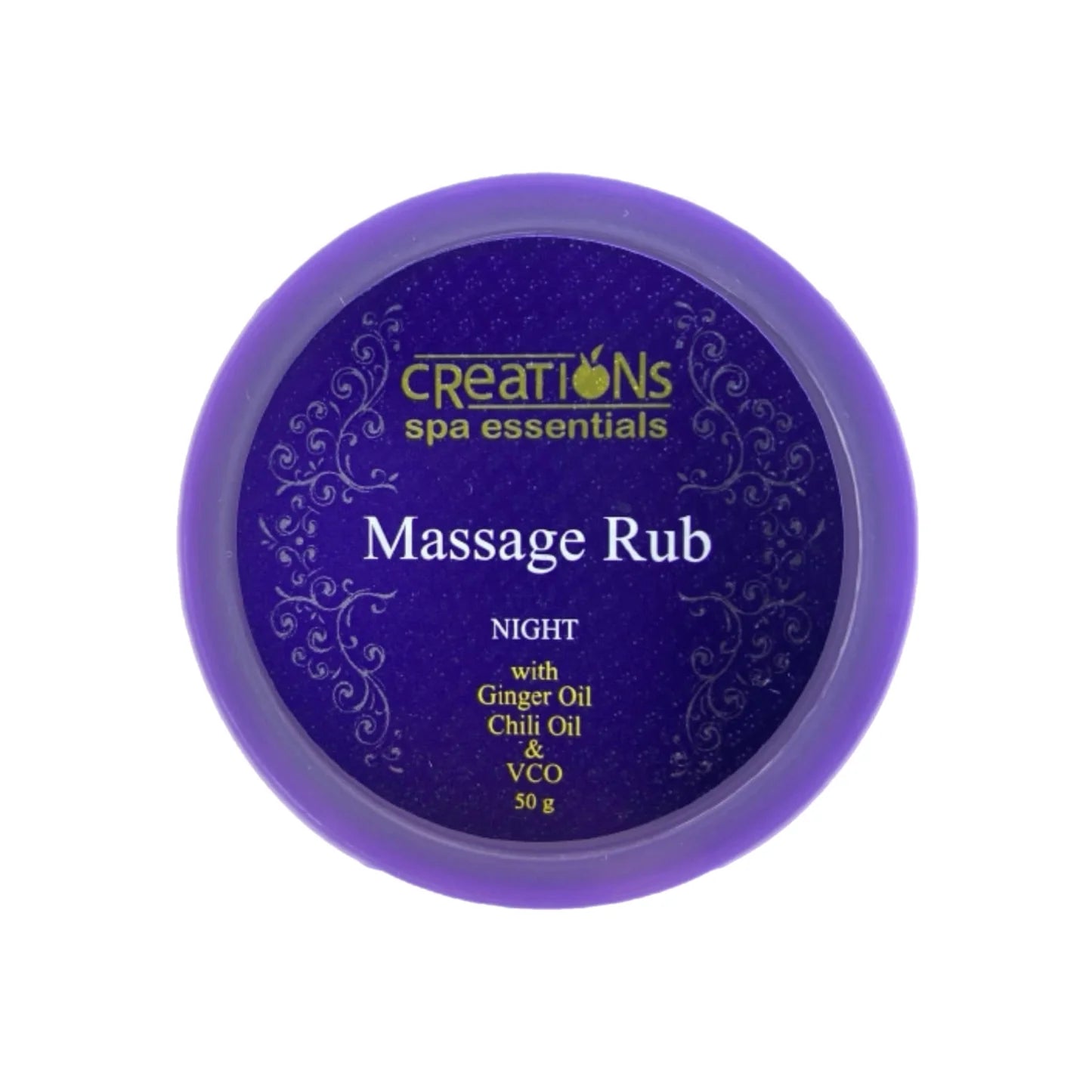 Creations Spa Essentials Pain Relief Massage Rub Sleep Lavender Scent 50g