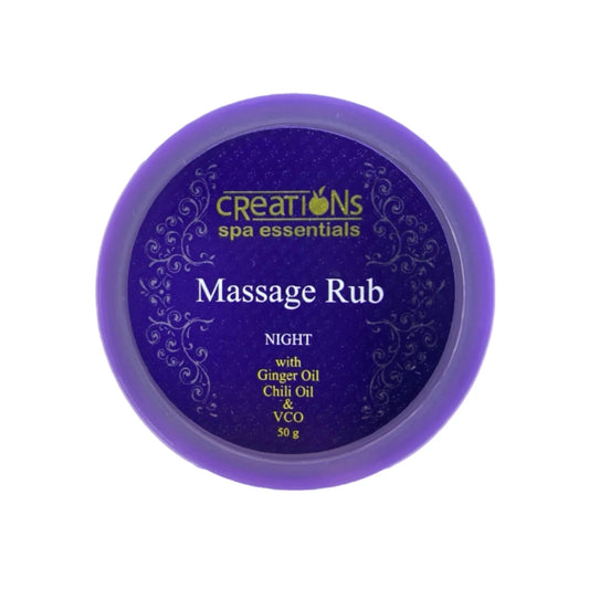 Creations Spa Essentials Pain Relief Massage Rub Sleep Lavender Scent 50g