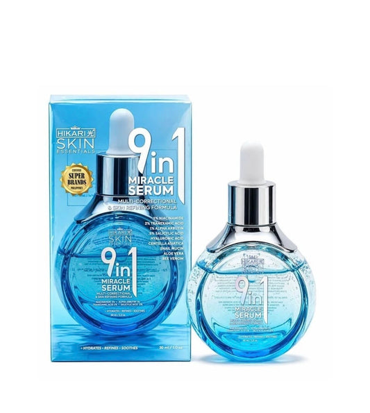 Hikari 9-in-1 Skin Serum 30ml Niacinamide Tranexamic Hydrating Glow HA