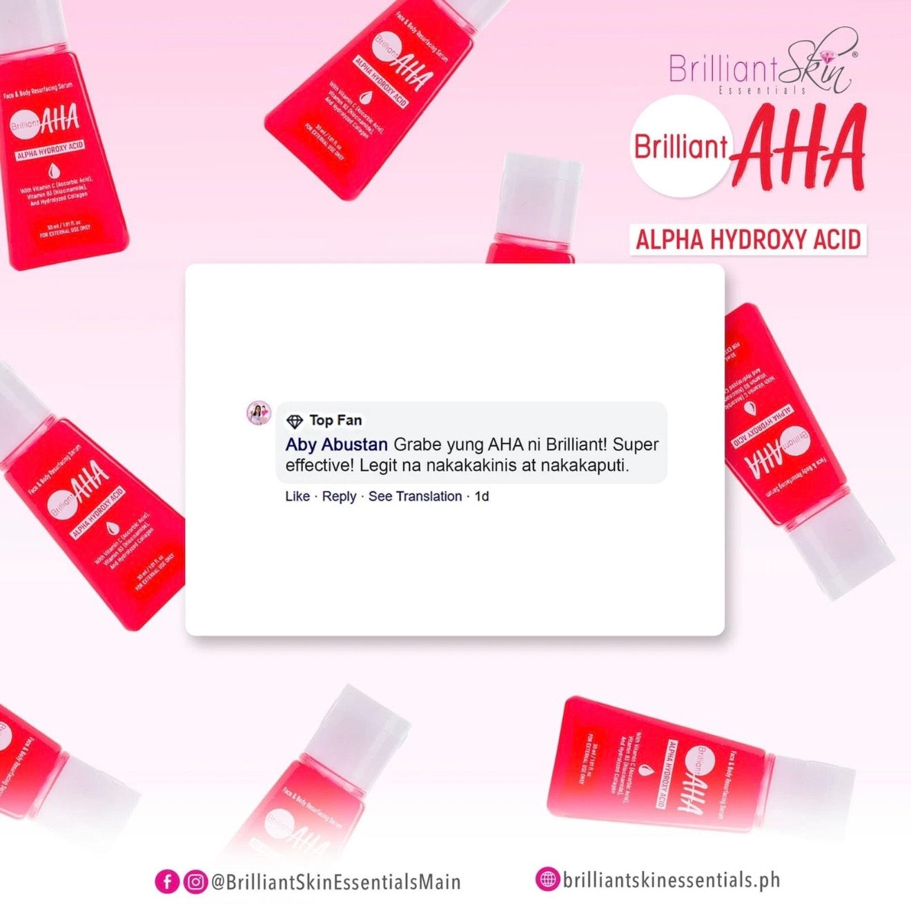 AHA Serum by Brilliant Skin Essentials 30ml