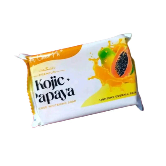 HER CHOICE PH, KOJIC + PAPAYA WHITENING SOAP 120G