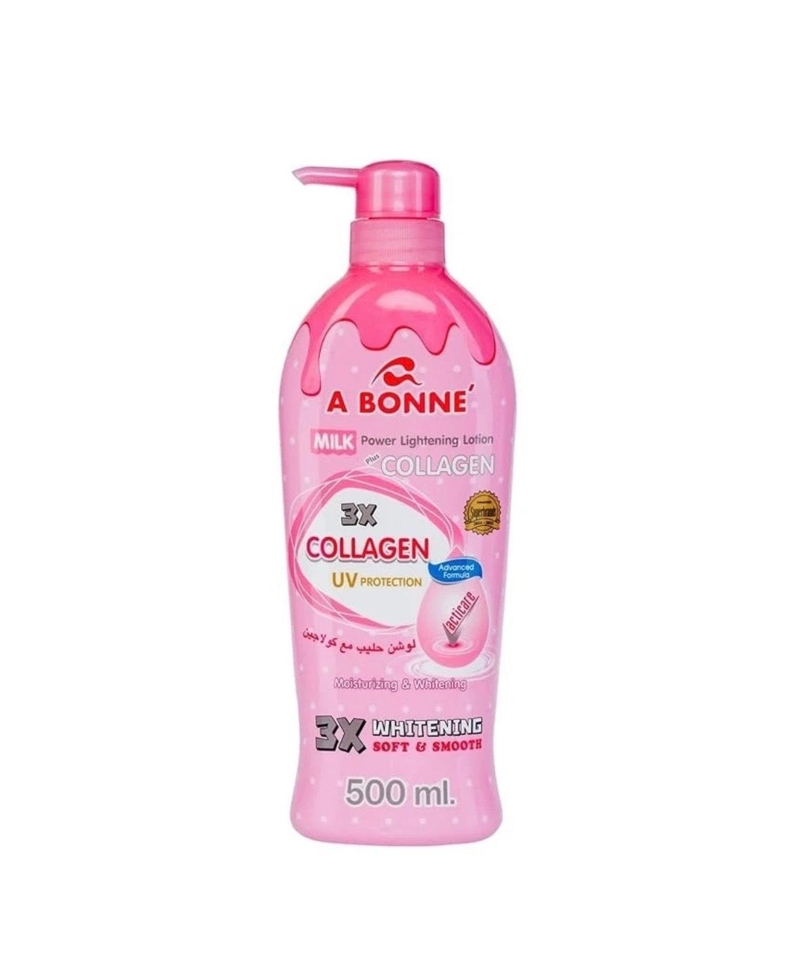 A Bonne Milk Powder Lightening Lotion 3x Collagen 500ml