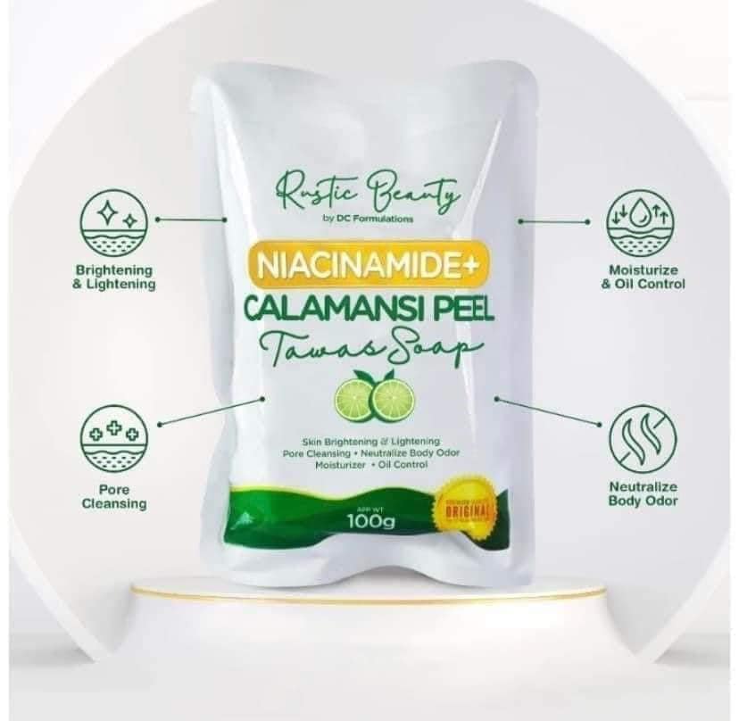 Niacinamide Calamansi Peel Tawas Soap 100g