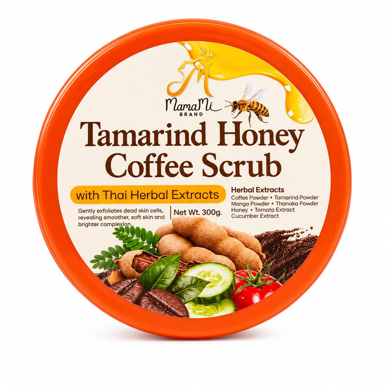 MamaMi Tamarind Honey Coffee Scrub  300g