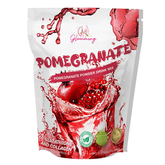 Cris Cosmetics Premium Pomegranate Powder Juice Mix, 10 Sachets