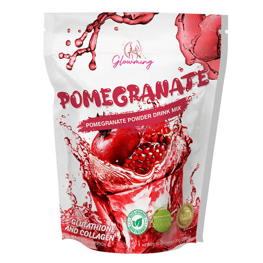 Cris Cosmetics Premium Pomegranate Powder Juice Mix, 10 Sachets