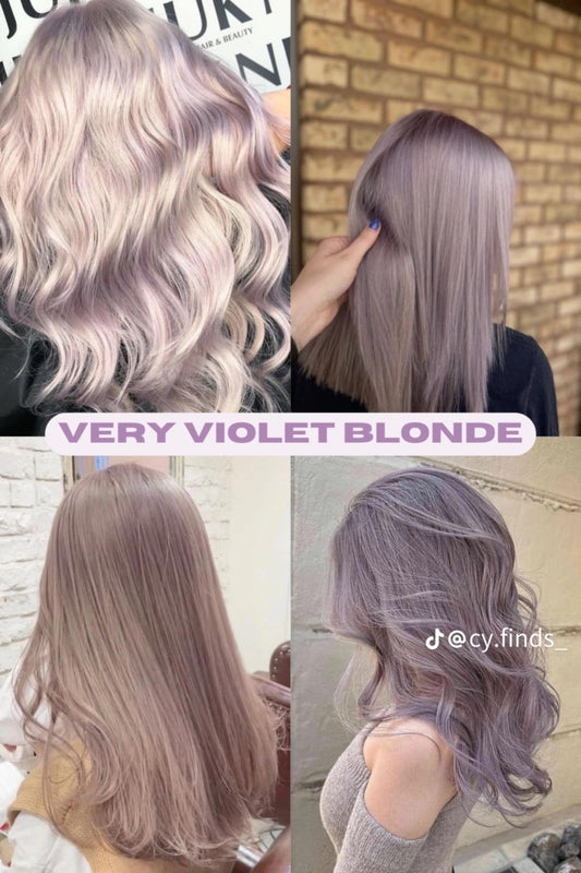 Bremod Hair Color Very Violet Blonde 3pcs (Colourant, Oxidizer, Serum)