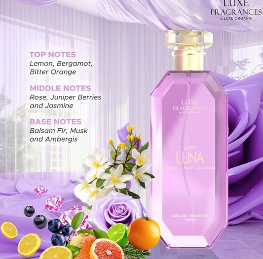 LUXE ORGANIX Fragrances Love Luna Eau De Toilette 100ml
