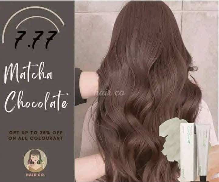 Bremod Hair Color Mathca Chocolate 3pcs (Colourant, Oxidizer, Serum)