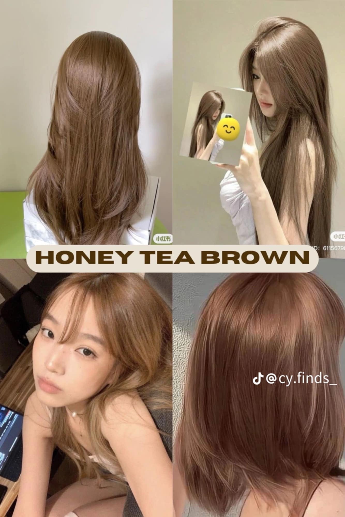 Bremod Hair Color Honey Tea Brown 3pcs (Colourant, Oxidizer, Serum)