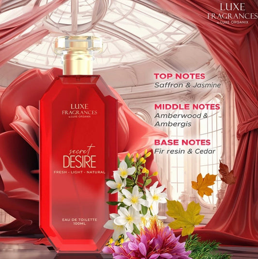 LUXE ORGANIX Fragrances Secret Desire EDT 100ml