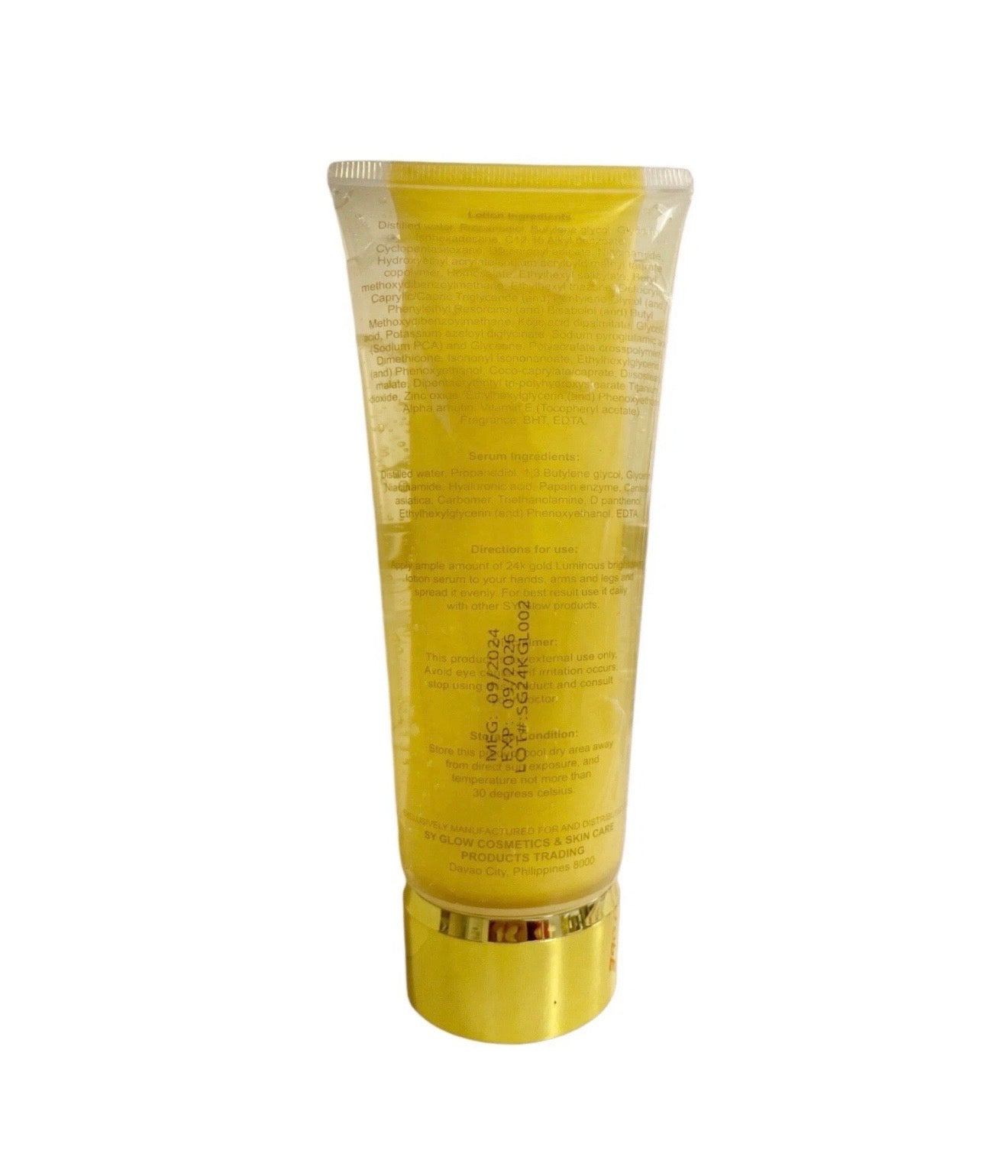 SY GLOW 24K Luminous Brightening Lotion SPF 75 250ml