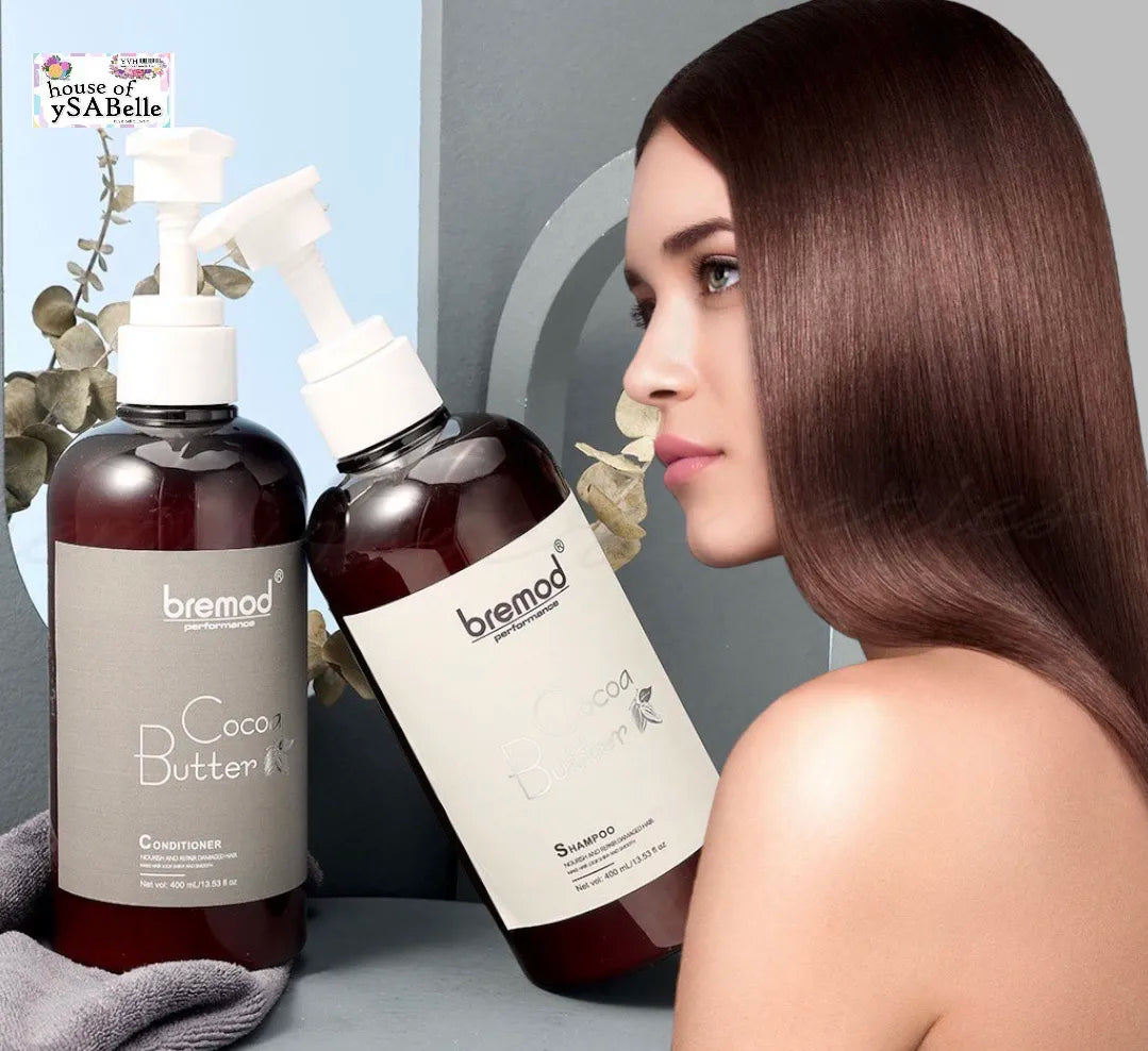 BREMOD Cocoa Butter Nourish & Repair Shampoo & Conditioner Duo