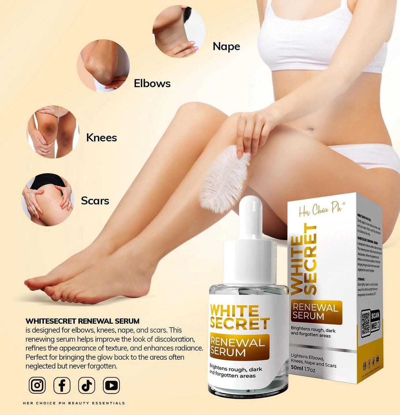 Her Choice - White Secret - RENEWAL SERUM 50ml