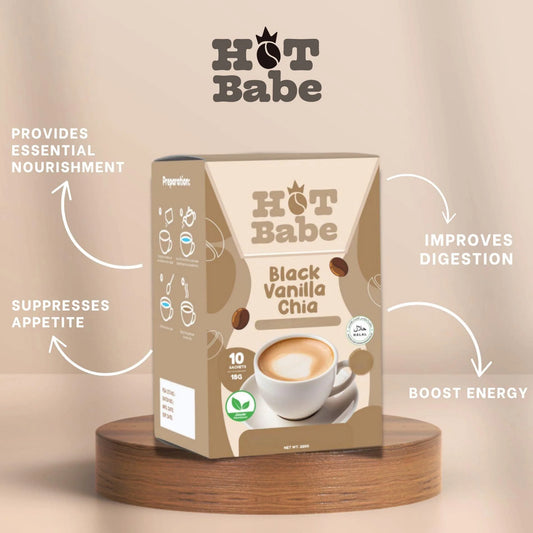 Hot Babe Black Vanilla Chia 10 sachet