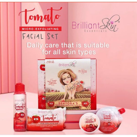 Brilliant Skin Tomato Micro-Exfoliating Facial Set